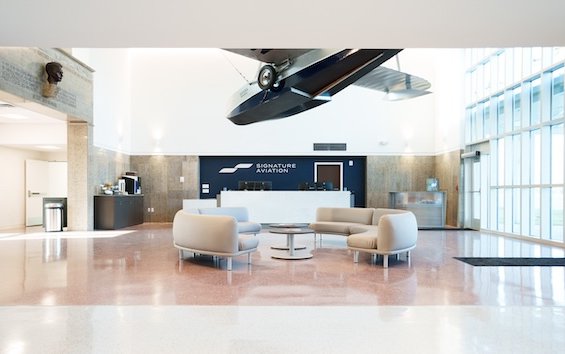 Signature Aviation celebrates modernized private terminal in Winston-Salem