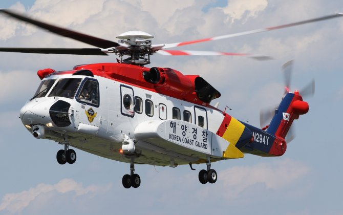 Sikorsky Delivers Second S-92&reg; Helicopter to South Korea Coast Guard