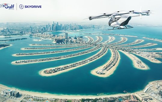 SkyDrive enters into a business partnership with AeroGulf Services, receiving a pre-order for 50 eVTOL aircraft