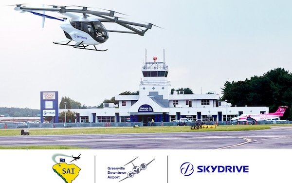 SkyDrive & SAI Flight unveil plans for commercial electric air taxi routes in South Carolina, confirm pre-order of 10 eVTOL aircraft