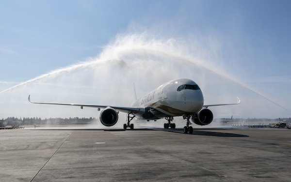 STARLUX Airlines celebrates debut of Seattle-Taipei flight, its 3rd US destination
