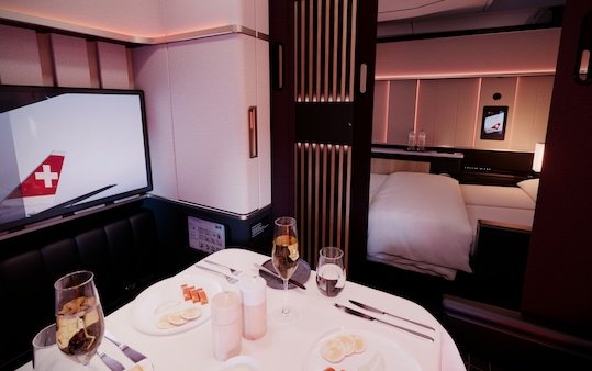SWISS unveils its new SWISS First Grand Suite: A commercial flight &ndash; private as never before