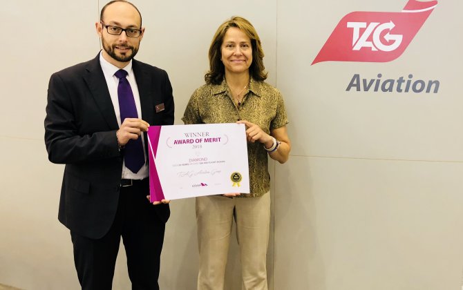 TAG Aviation Receives EBAA&rsquo;s Diamond Safety of Flight Award at EBACE 2018