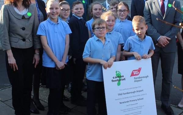 TAG Farnborough Airport&rsquo;s Solar Schools Carbon Offsetting Programme Shines Bright