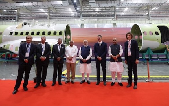 Tata Advanced Systems and Airbus inaugurate C295 Final Assembly Line in Vadodara, India