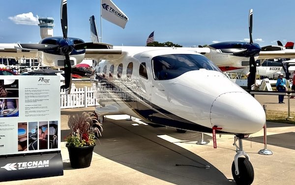 Tecnam P2012 VIP made its American premiere at EAA AirVenture Oshkosh