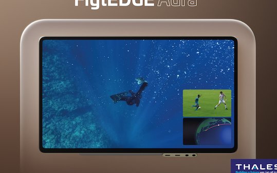 Thales launches FlytEDGE Aura: the power of FlytEDGE with a future-ready IFE seat-end