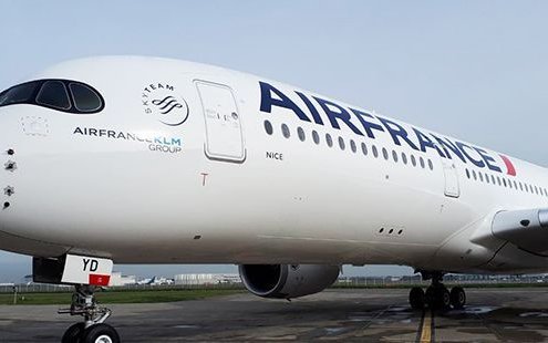 The 350th A350 delivered to Air France 