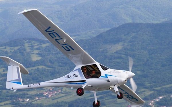 The first Velis Electro is flying in the USA
