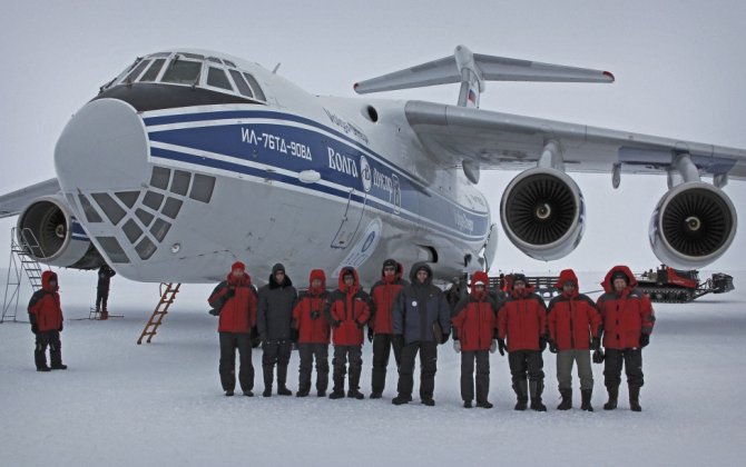 The Test Flight Program of the IL-76TD-90VD In Antarctica Continues