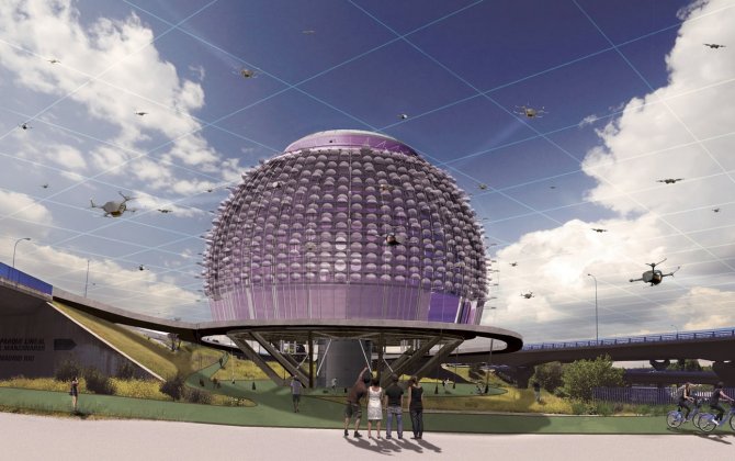 These New Designs Imagine How an Urban Droneport Might Look