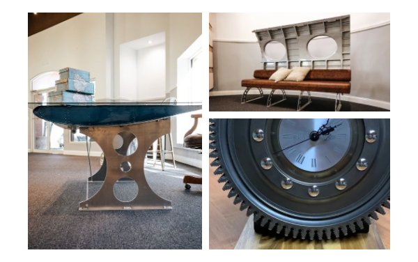 Transforming aircraft parts into unique furniture - LuxAero Designs