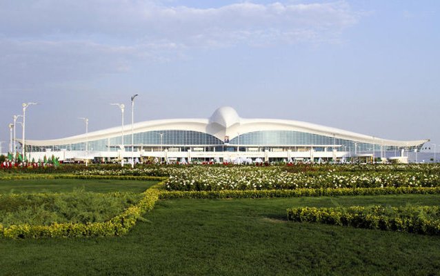 Turkmenistan opens $2bn bird-shaped international airport 