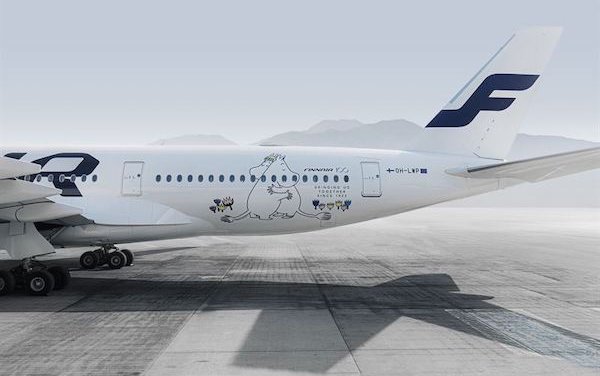 Two Finnair A350 aircraft get a Moomin makeover
