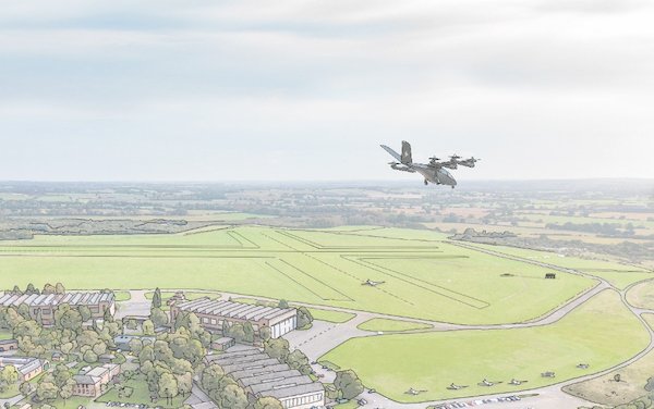 UK-first air taxi vertiport testbed plans unveiled by Skyports and Bicester Motion