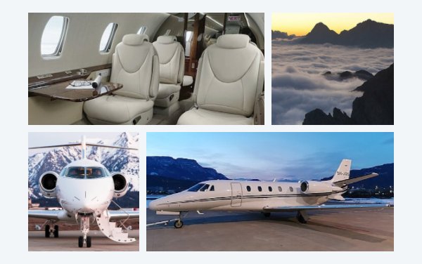 Very special flying experience &ndash; SkyAlps private jet division
