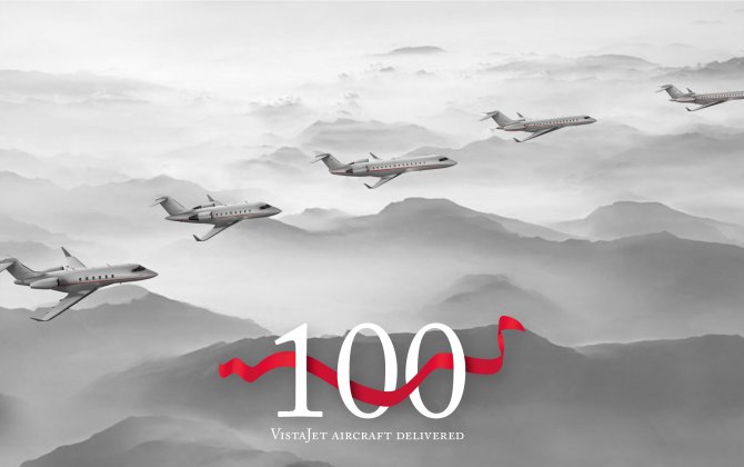 VistaJet passes 100th aircraft milestone