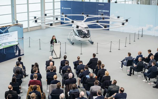 Volocopter completes production setup for electric air taxis