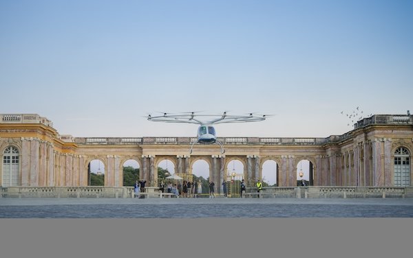Volocopter conducts first eVTOL flight at Palace of Versailles