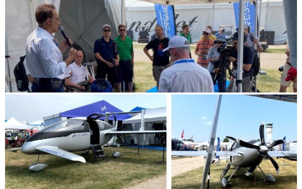 VoltAero Cassio 330 had a starring role in its U.S. debut at EAA AirVenture Oshkosh