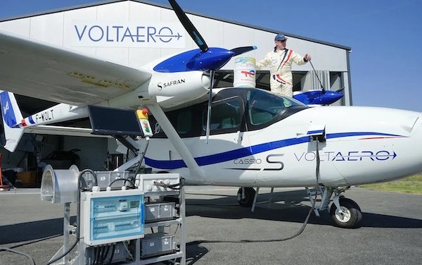 VoltAero performed world first flight of an electric-hybrid aircraft with 100% SAF by TotalEnergies