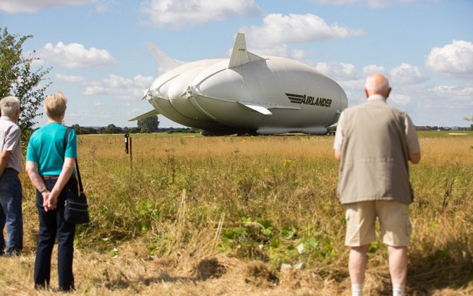 World&rsquo;s largest aircraft leaves its hangar for the first time