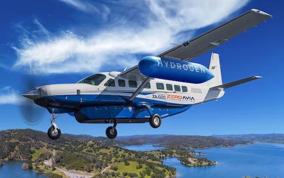 ZeroAvia & Textron Aviation - development of hydrogen-electric powertrain for Cessna Grand Caravan